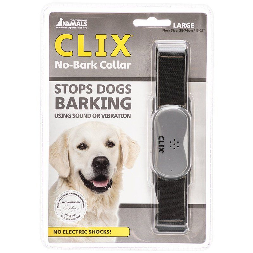 Company of Animals Clix No-Bark Collar Large - (hals op til 18")