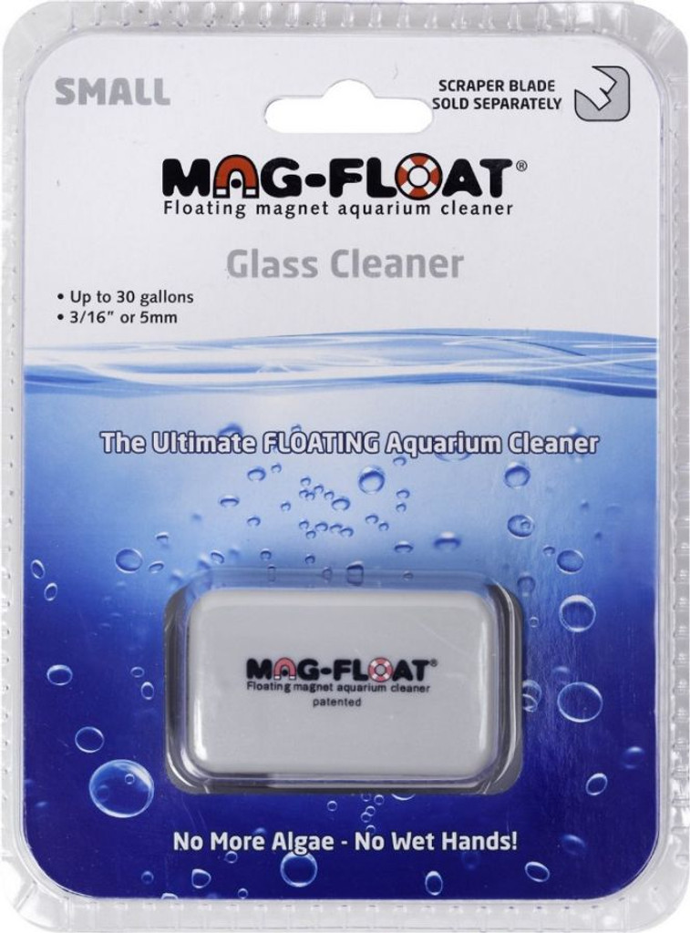 Limpador de aquário magnético flutuante Mag float - vidro pequeno (30 galões)