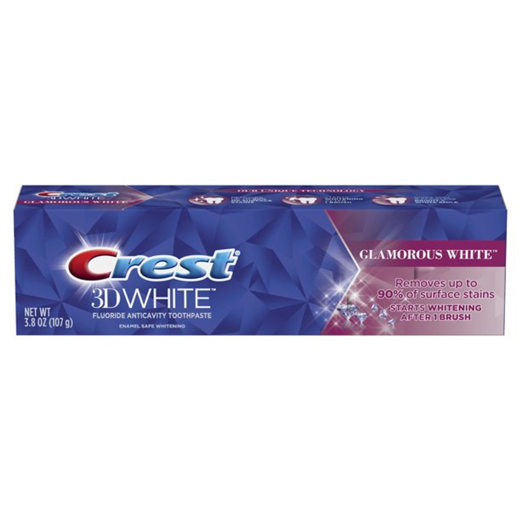 Crest 3D White Glamorous White Dentifrice blanchissant les dents 3,8 oz