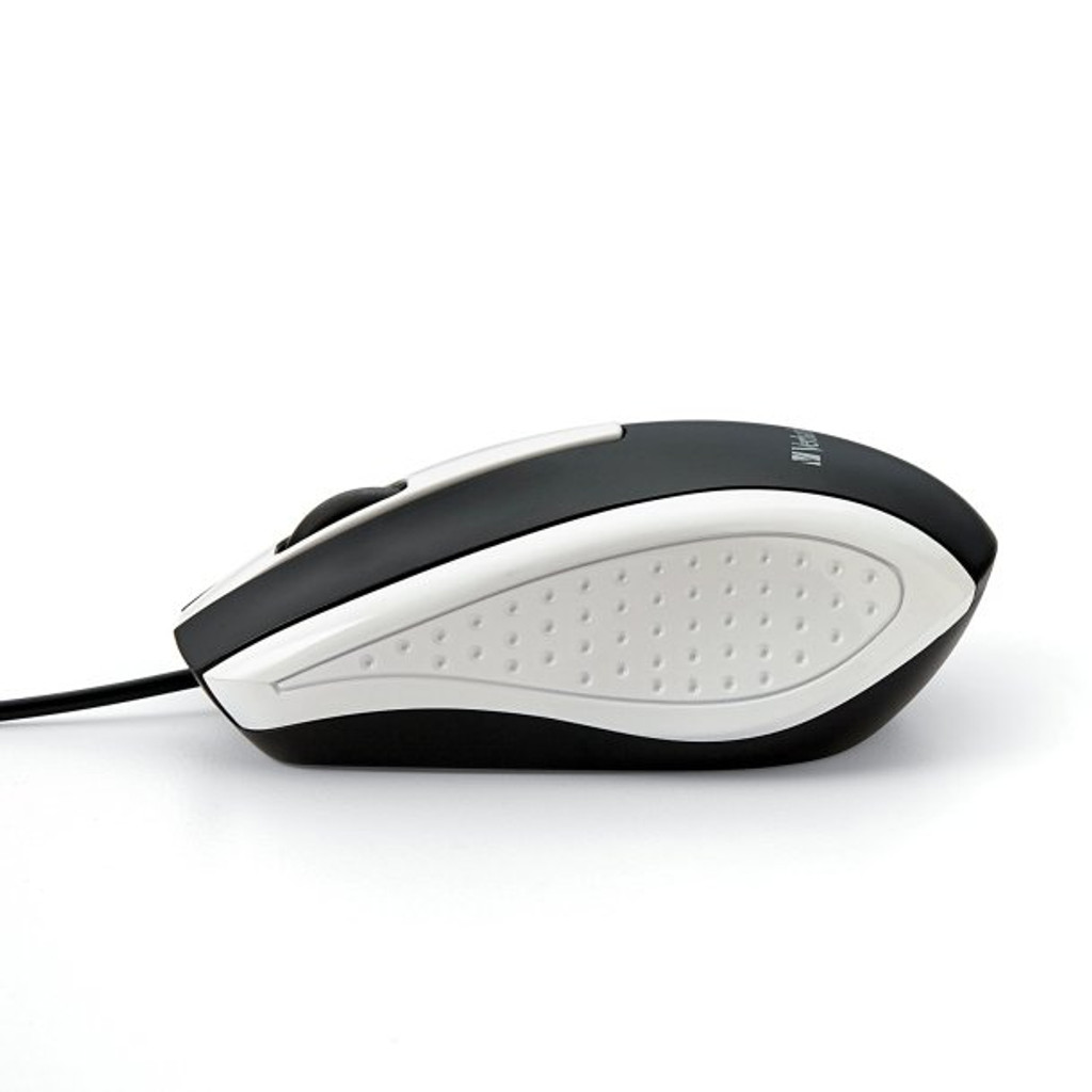 Verbatim Corded Notebook Optical Mouse (White)