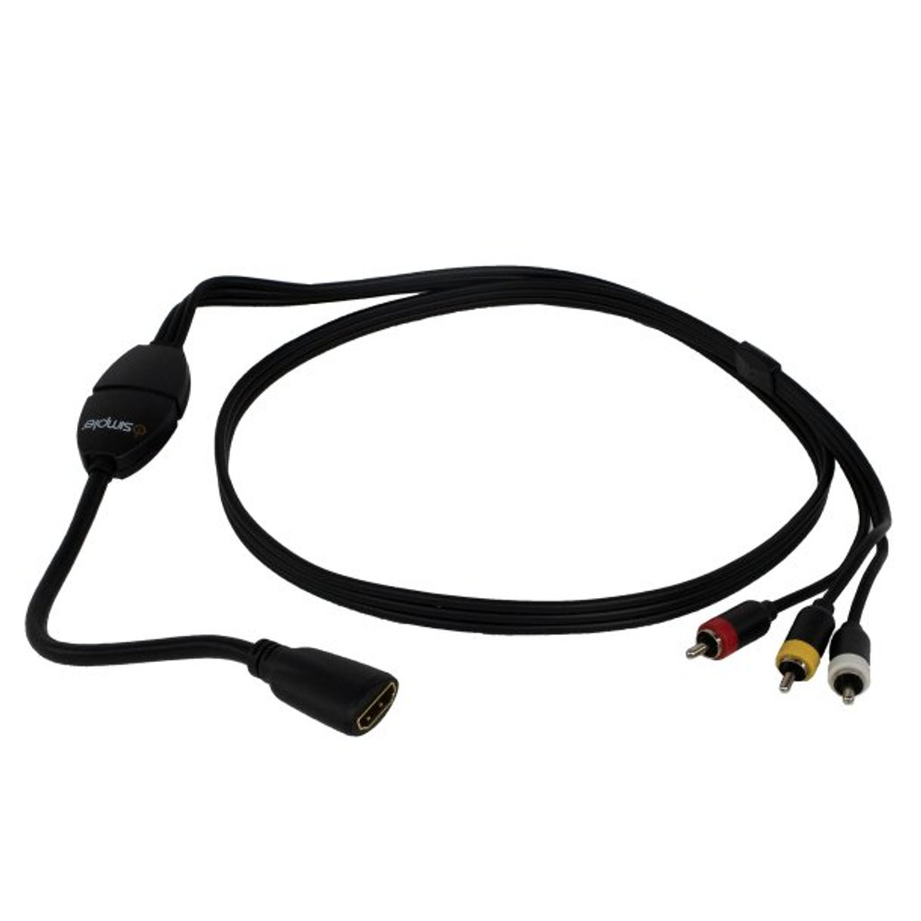 iSimple MediaLinx HDMI® to Composite RCA A/V כבל 4ft