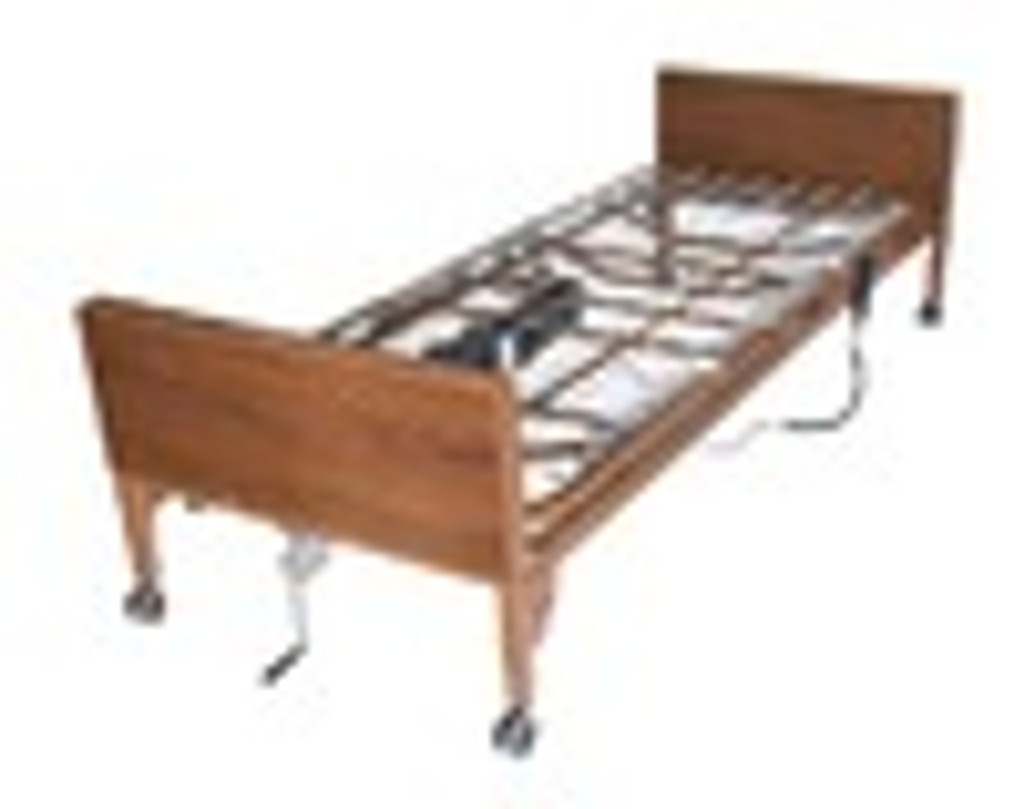 Drive Semi-Electric Bed, Ultra Light Plus with Full Length Side Rails and Mattress