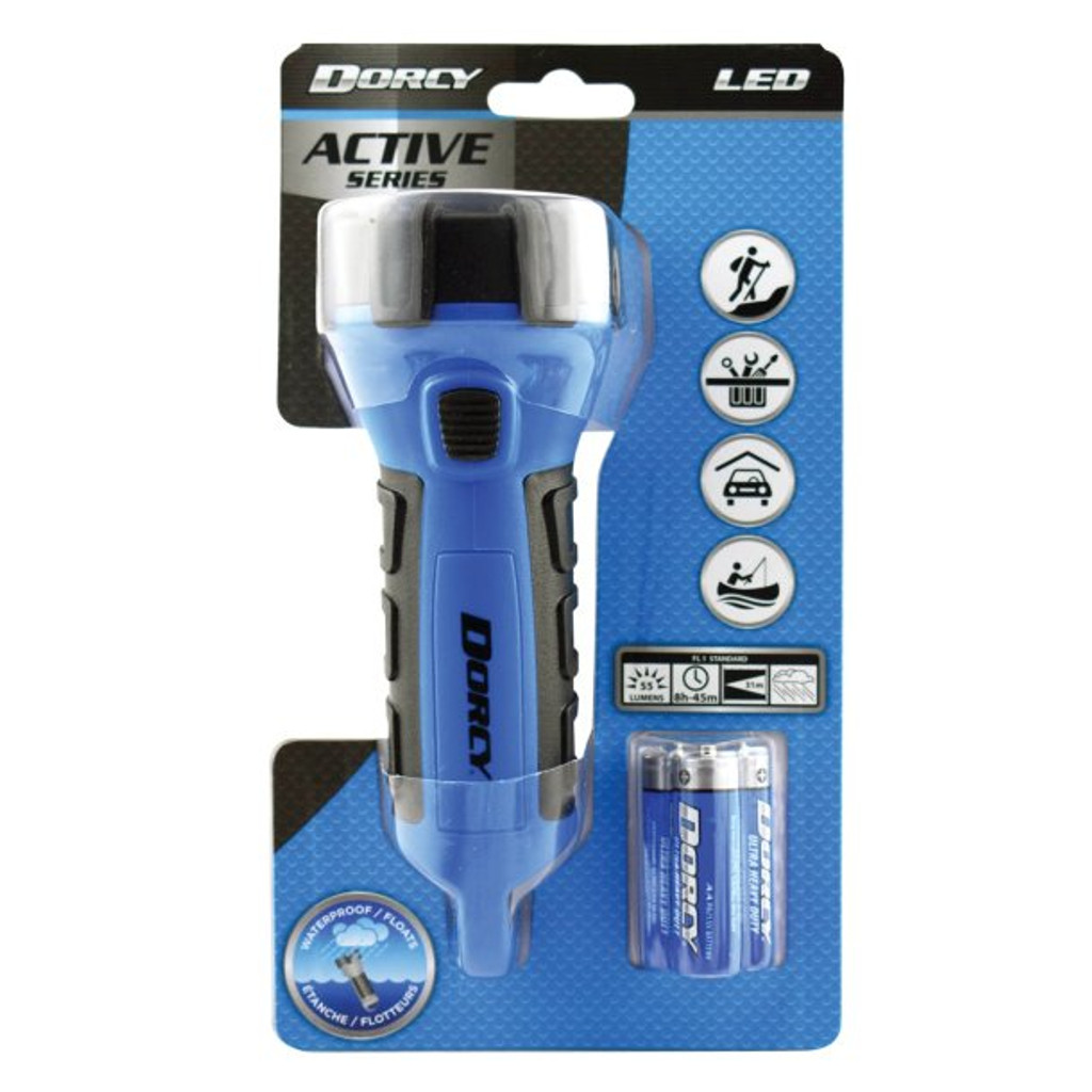 Schwimmende Taschenlampe Dorcy mit 55 Lumen (blau)