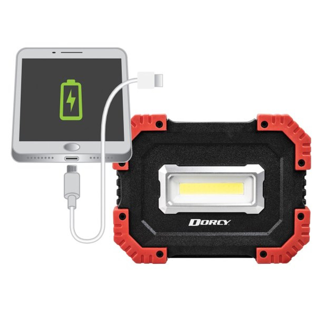 Dorcy Ultra USB Rechargeable Work Light with Power Bank