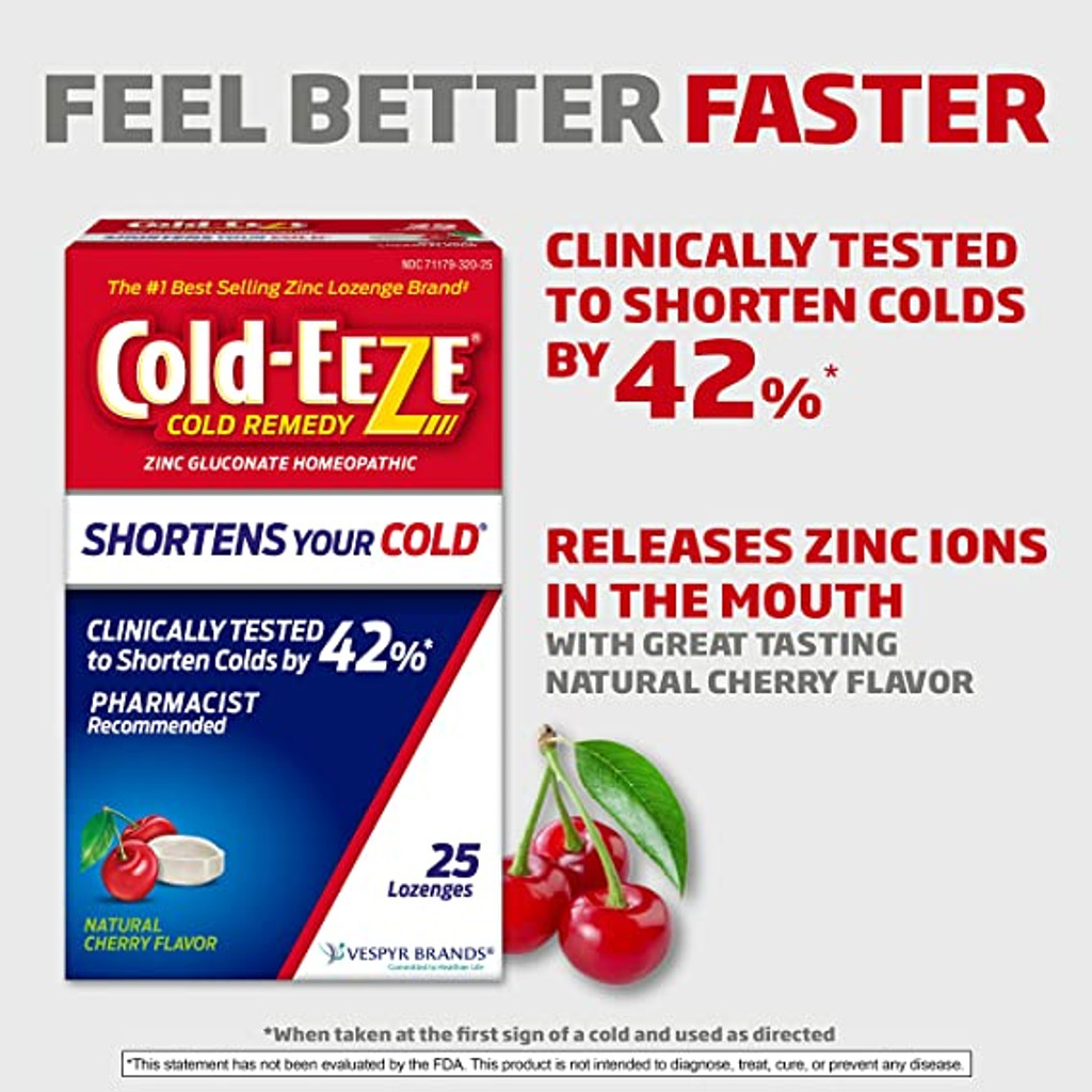 Cole-Eeze Natural Cherry Flavor -imeskelytabletit 25 ct