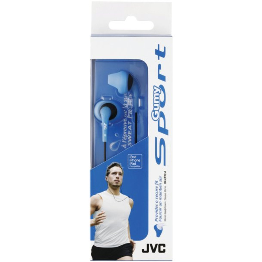  Écouteurs sport gommeux Jvc (bleu)