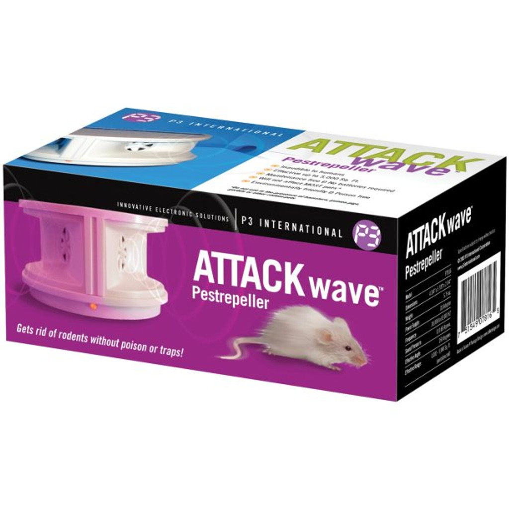 Répulsif contre les rongeurs P3 International Attack Wave Pestrepeller™