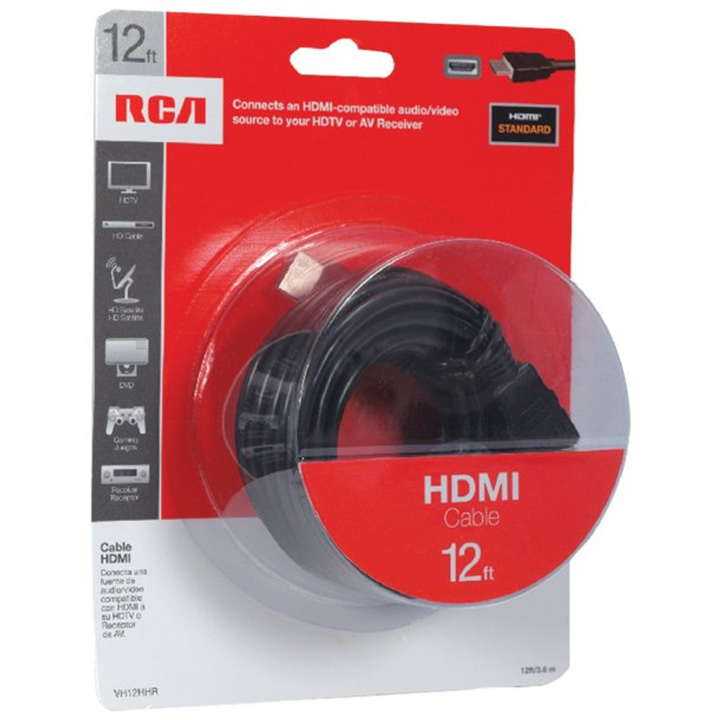 HDMI®-kaapeli (12 jalkaa)