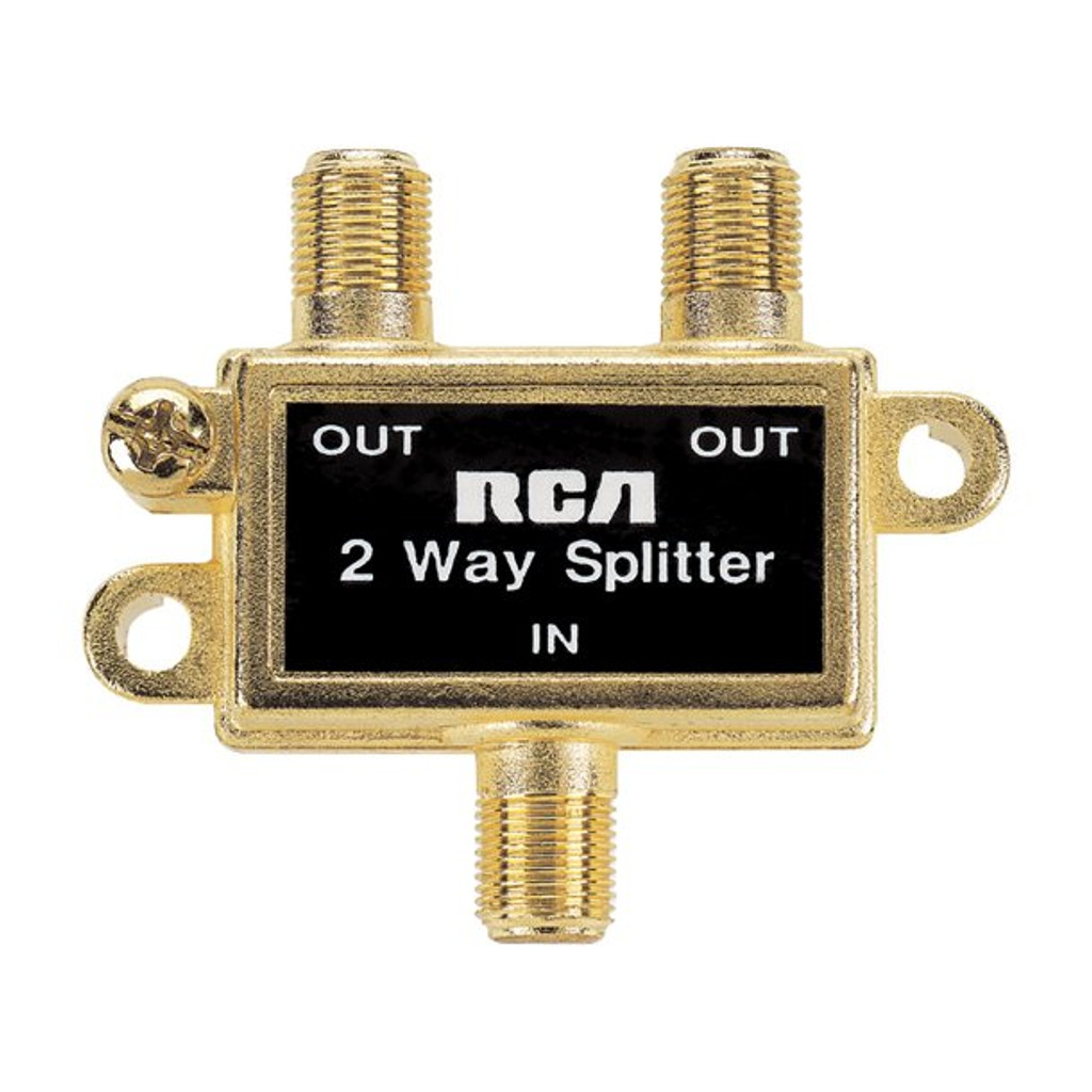 Rca coaxiale splitter (2-weg)