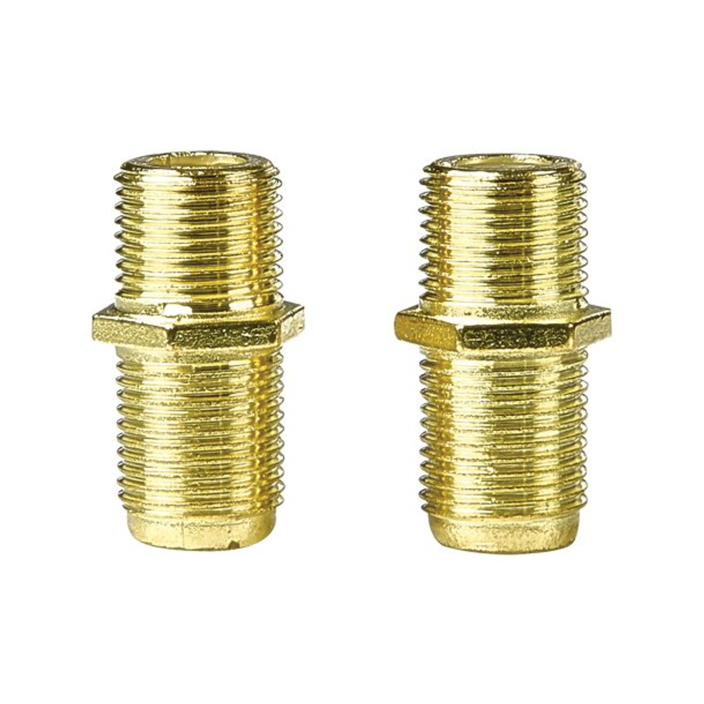  RCA-Inline-F-Stecker, 2 Stück