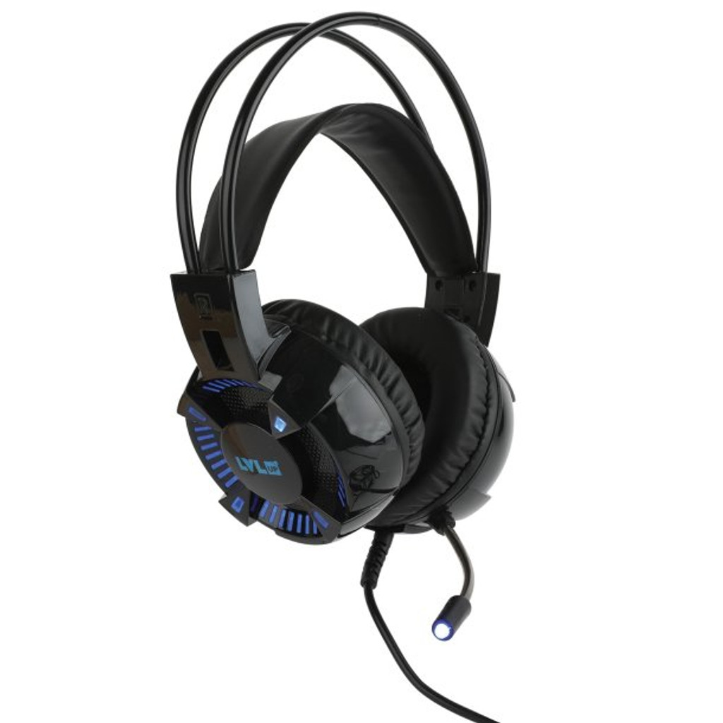 Casque de jeu lumineux Lvlup Deluxe avec microphone