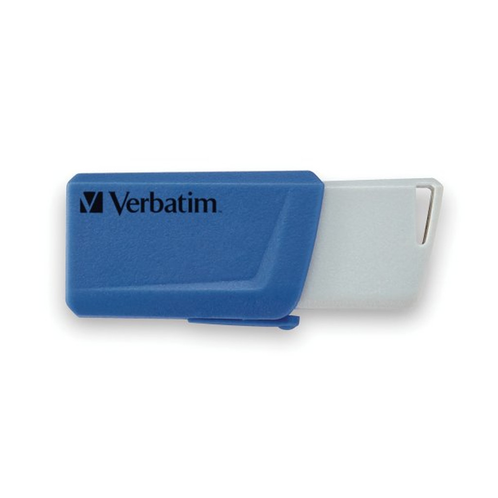 محرك أقراص فلاش USB سعة 16 جيجابايت من Verbatim Store 'n' Click™ مكون من قطعتين