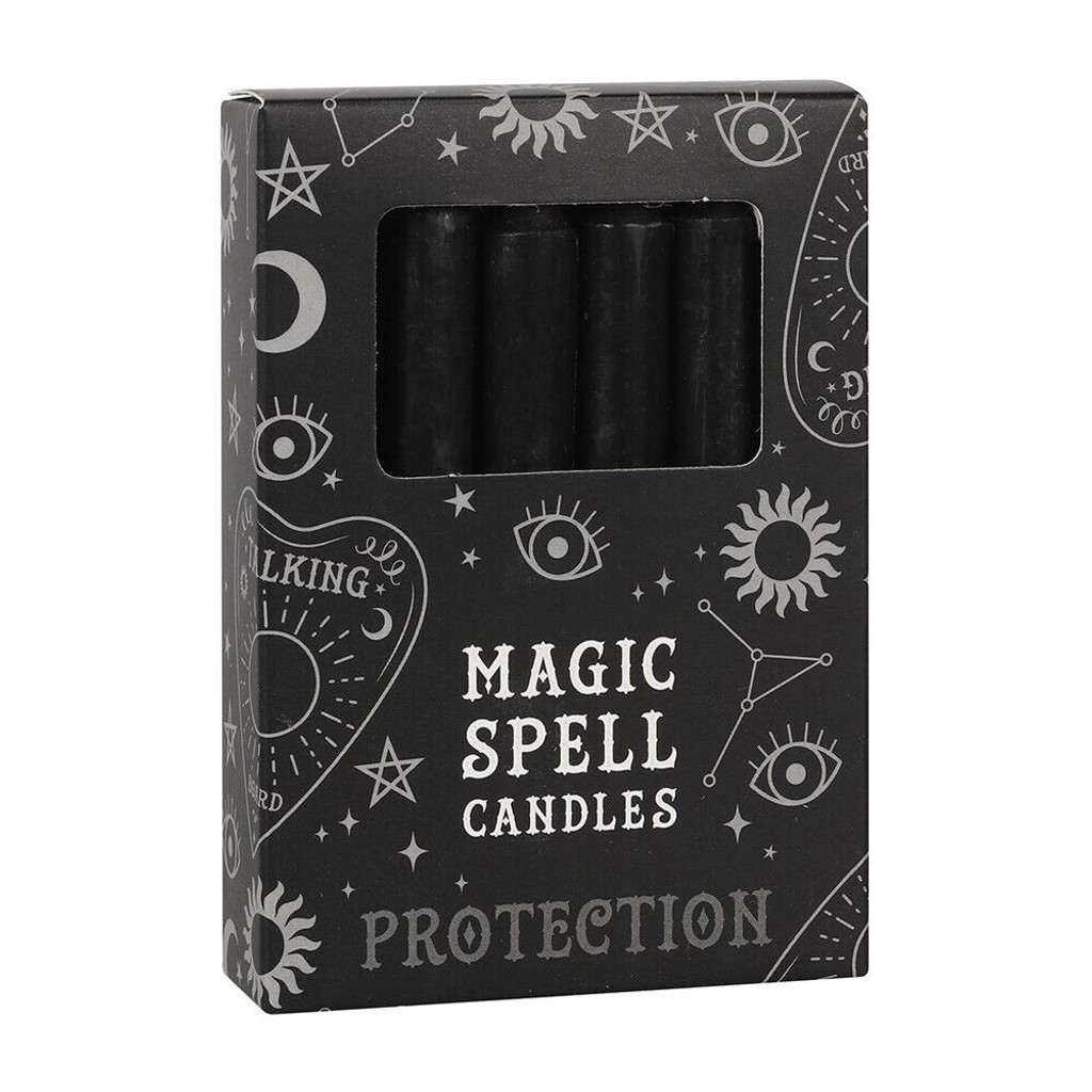 PT Magic Spell Candles Black Protection Pack of 12
