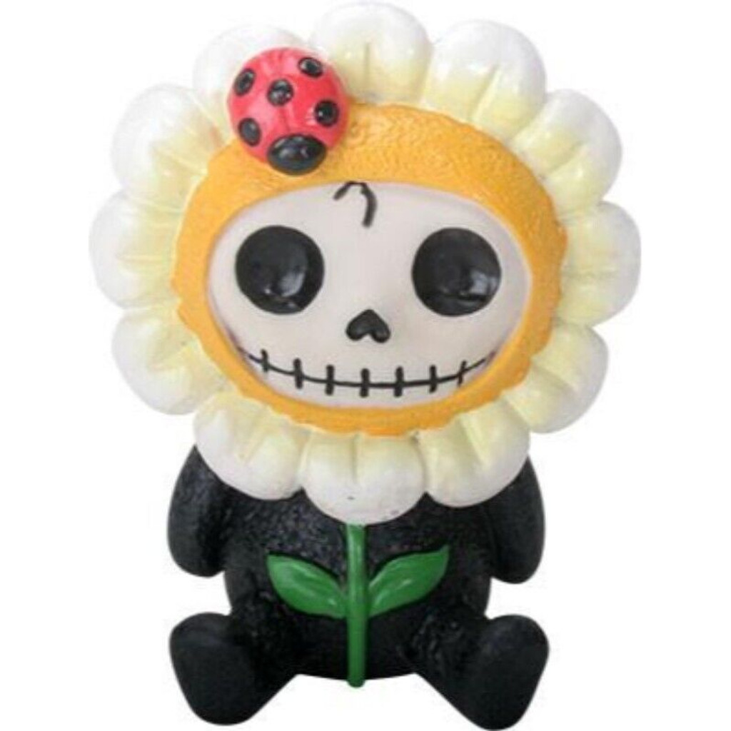 PT Furrybones Daisy Flower Skull Resin Mini Figure