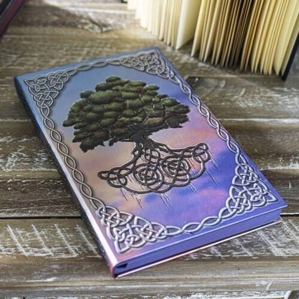 PT The Tree of Life Embossed Hard Cover Blank Writing Journal