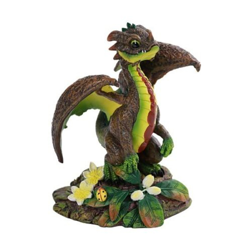 PT Dragons Avocado Dragon Hand Painted Resin Statue Figurine