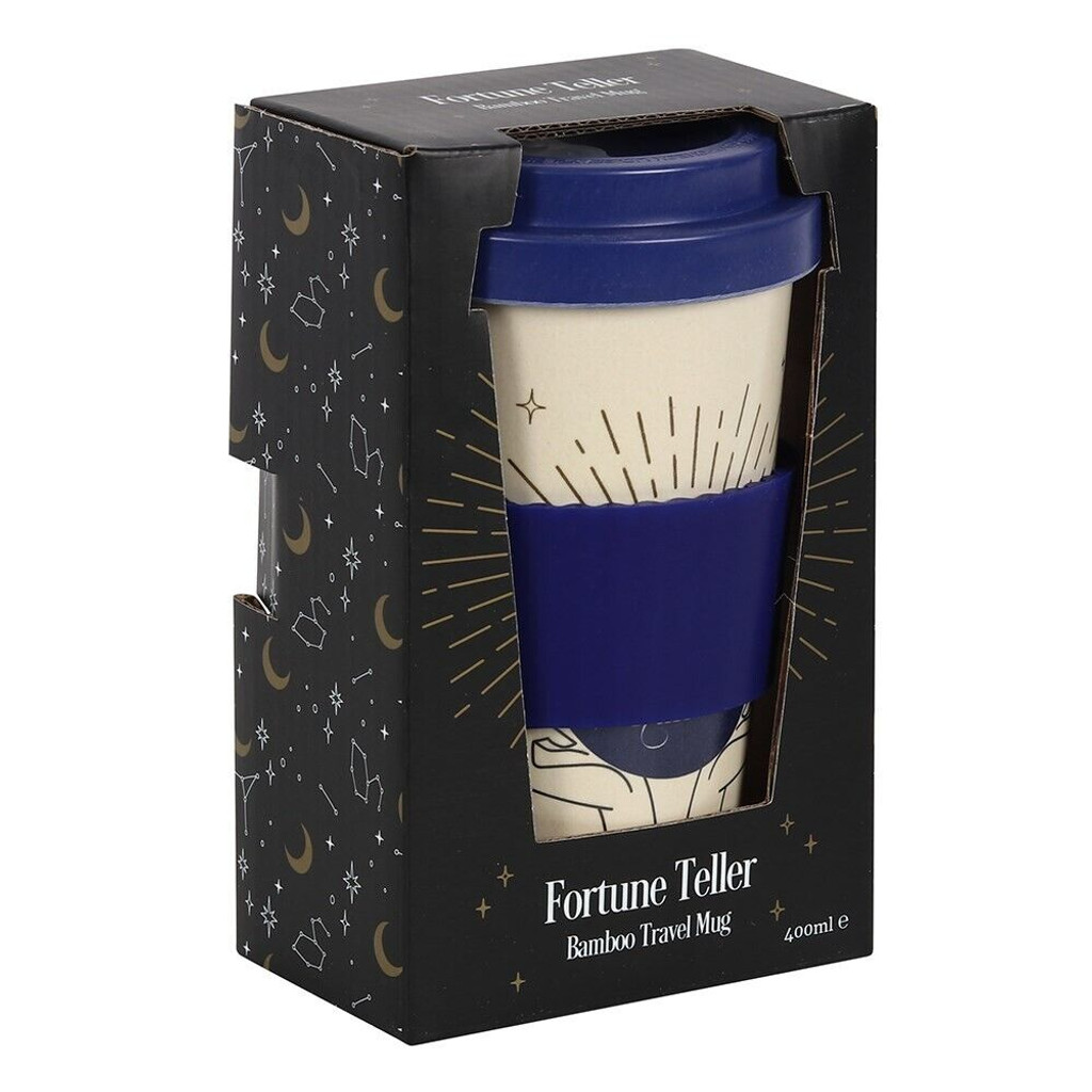 PT Fortune Teller "The Future is in your Hands" Bamboo Travel Mug with Sleeve