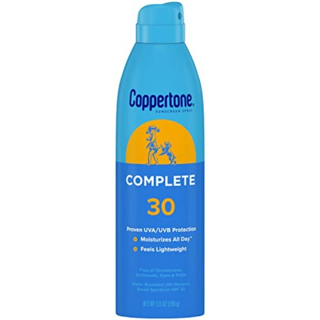 Coppertone protector solar completo spf 30 spray 5.5 oz