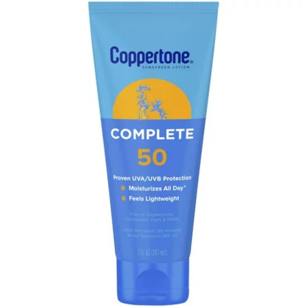 Loção protetor solar completa Coppertone FPS 50 7 onças