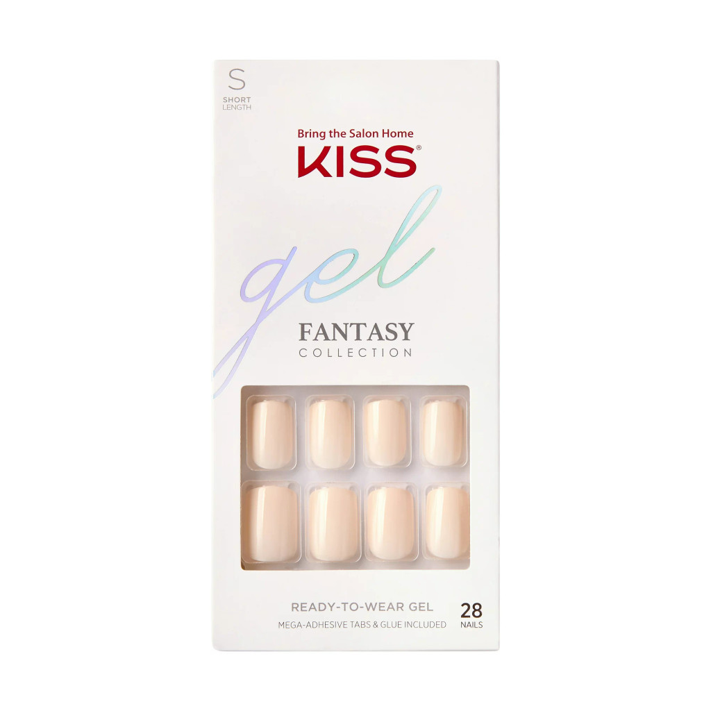 BL Kiss Gel Fantasy Collection 28 Count Pearl Short Length - Pack of 3 