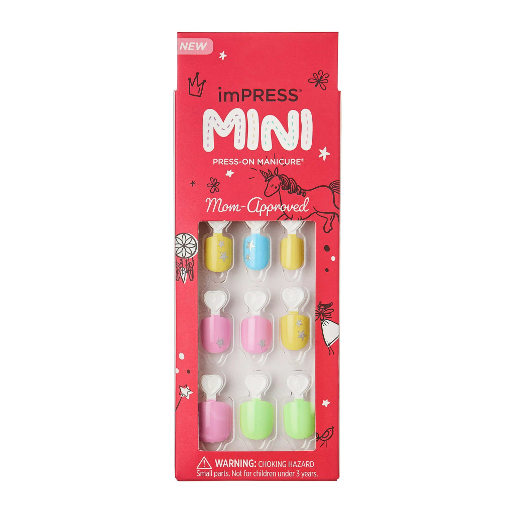 BL Kiss Impress Mini Press On Manicure Besties - חבילה של 3