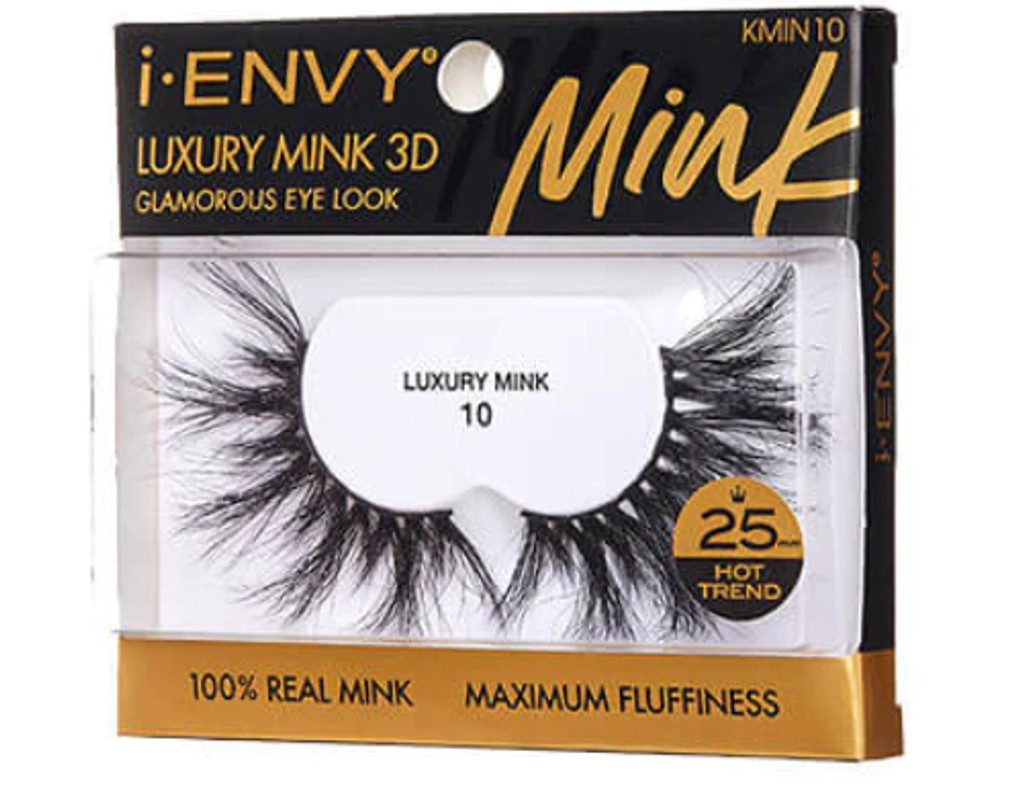 BL Kiss I Envy Luxury Mink 3D 10 Lashes - Pack of 3