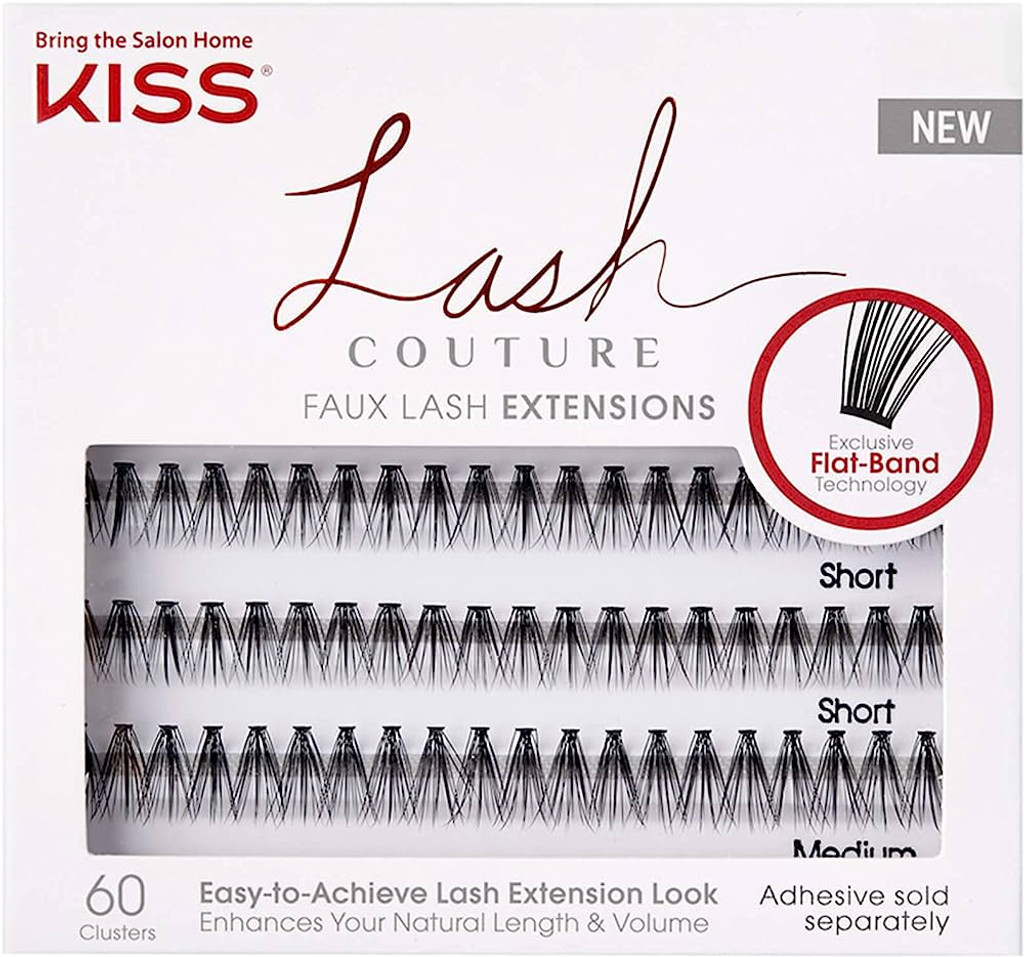 BL Kiss Lash Couture Extensions de Faux Cils Courts/Moyens - Paquet de 3