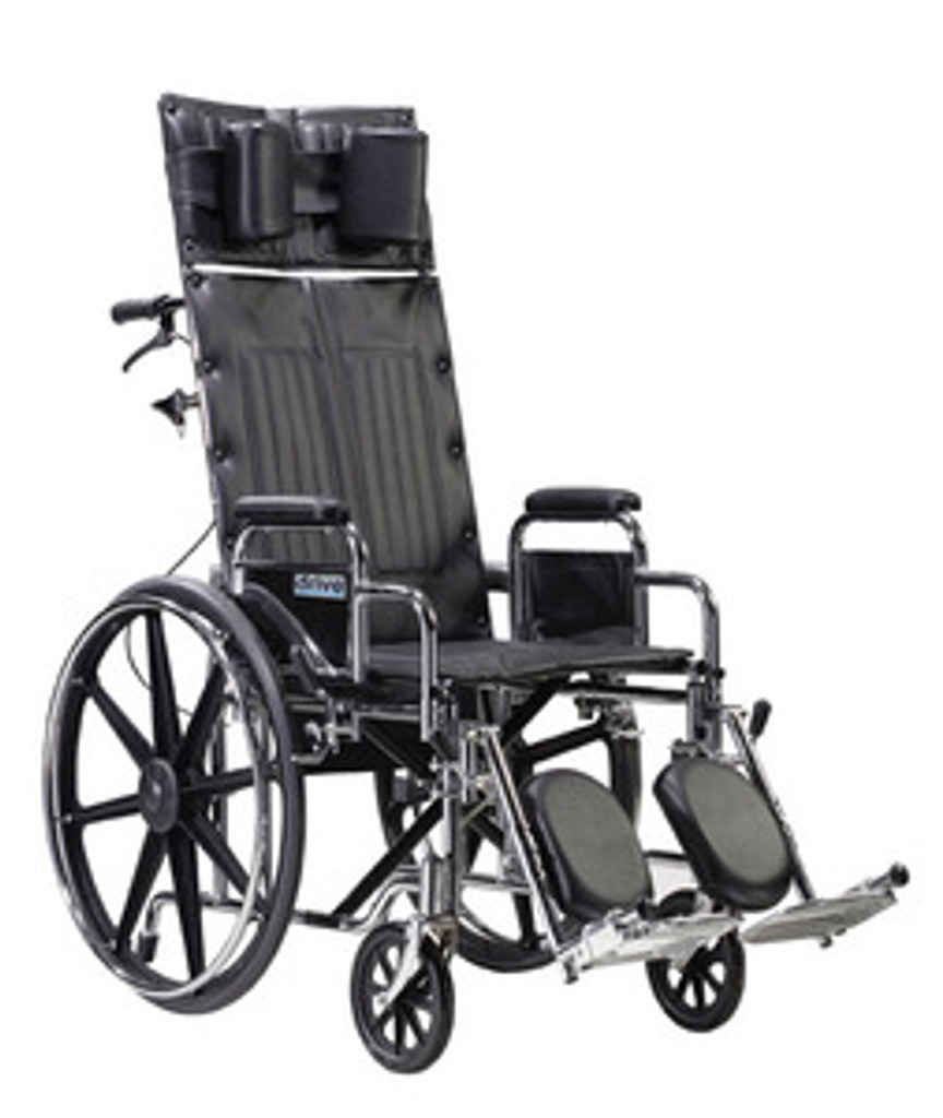 Drive 20'' Deluxe Sentra totalmente reclinable - Eje doble con altura de brazo ajustable