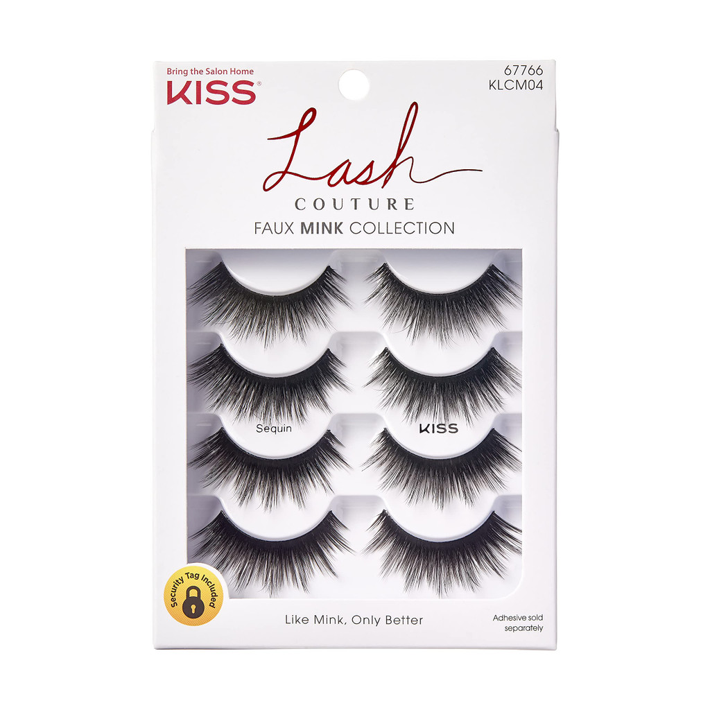 BL Kiss Lash Couture Faux Vison Paillettes Multi-Pack - Paquet de 3