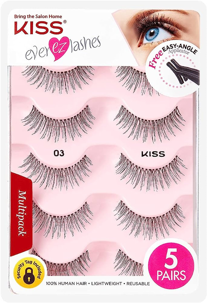 BL Kiss Looks So Natural Lashes #03 Lightweight & Comfortable - Pack of 3