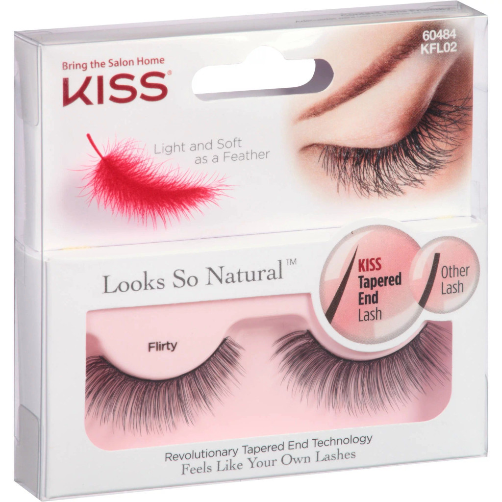 BL Kiss Looks So Natural Lashes Flirty - 3 kappaleen pakkaus