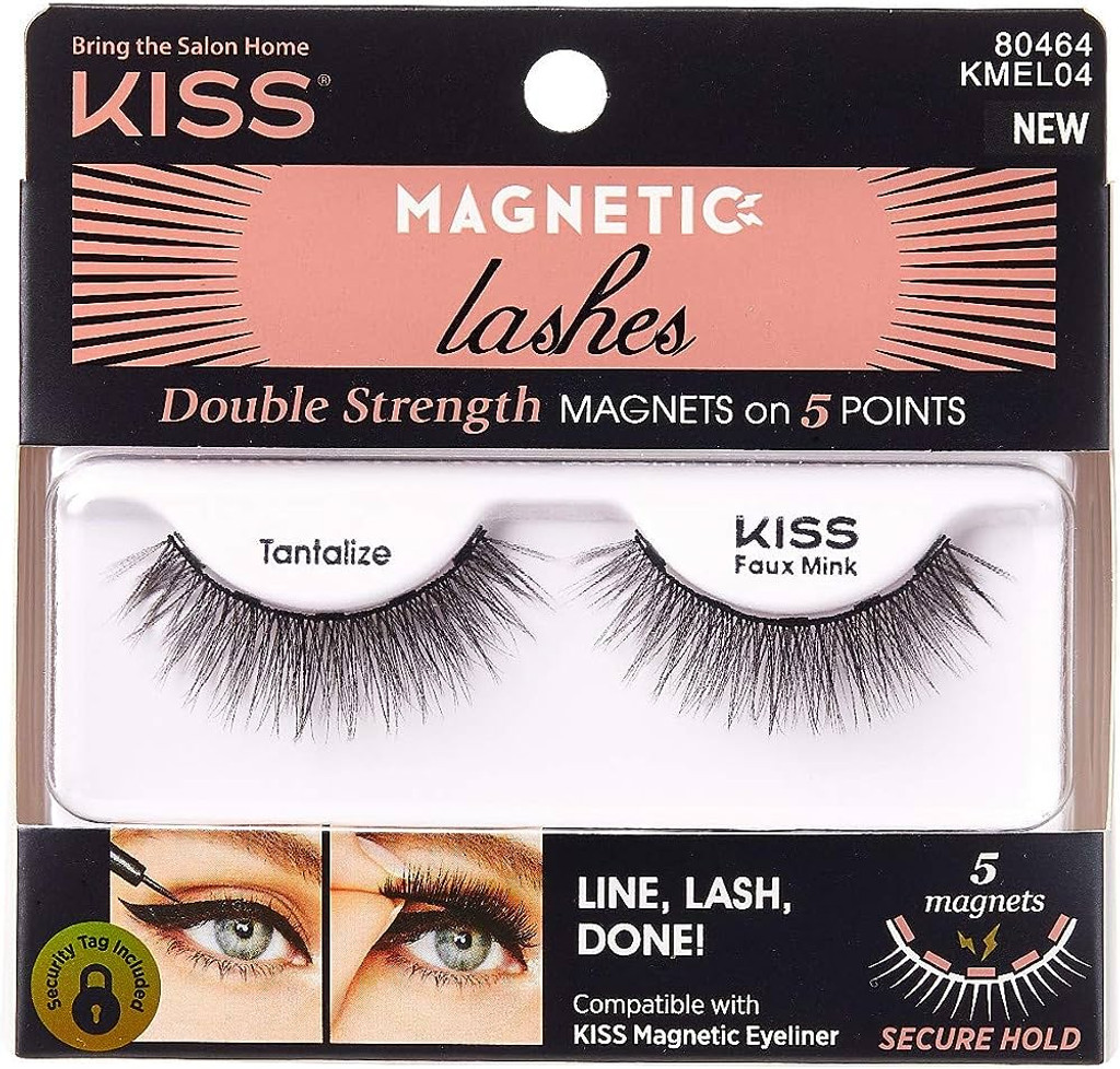 BL Kiss Magnetische Wimpern Tantalize Faux Mink – 3er-Pack