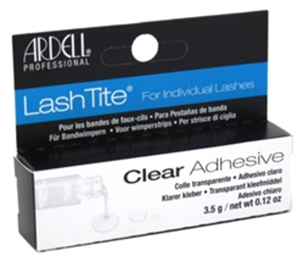 BL Ardell Lashtite Adhesive Clear 0.12oz Bottle (Black Package) - Pack of 3