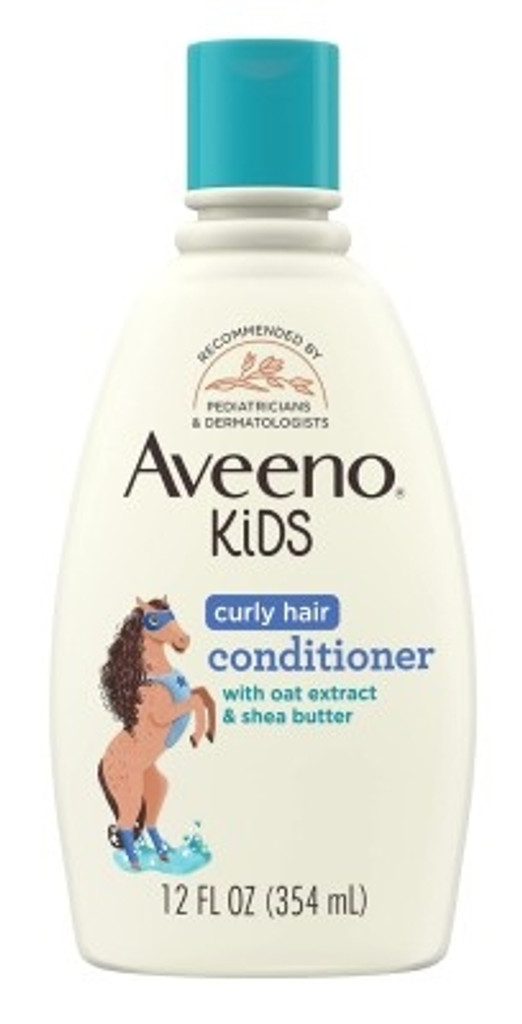 BL Aveeno Kids Conditioner Curly Hair 12oz - 3 kpl pakkaus