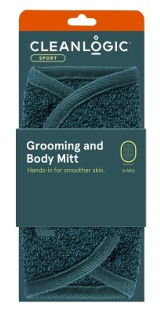 BL Clean Logic Sport Grooming and Body Mitt - Pakke med 3