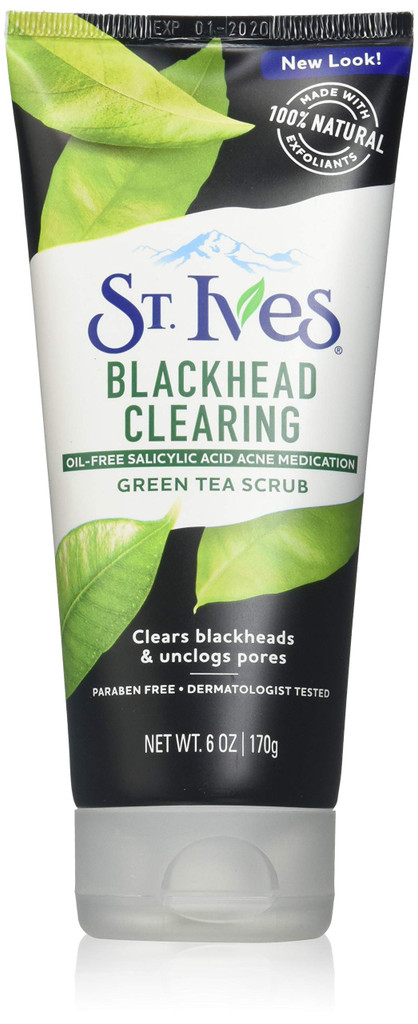 BL St Ives Scrub Green Tea Blackhead Clearing 6oz - Pack of 3