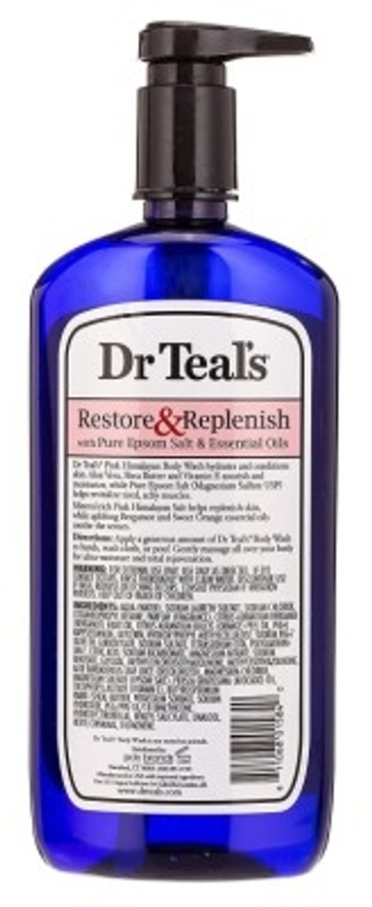 BL Dr Teals Body Wash Restore & Replenish Pink Himalayan 24oz - Pack of 3