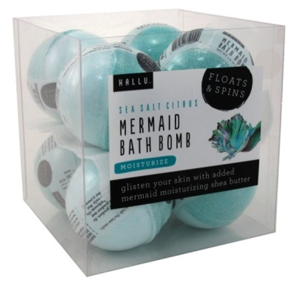 BL Hallu Bath Bomb Mermaid Moisturize 4.9oz (8 Pieces)