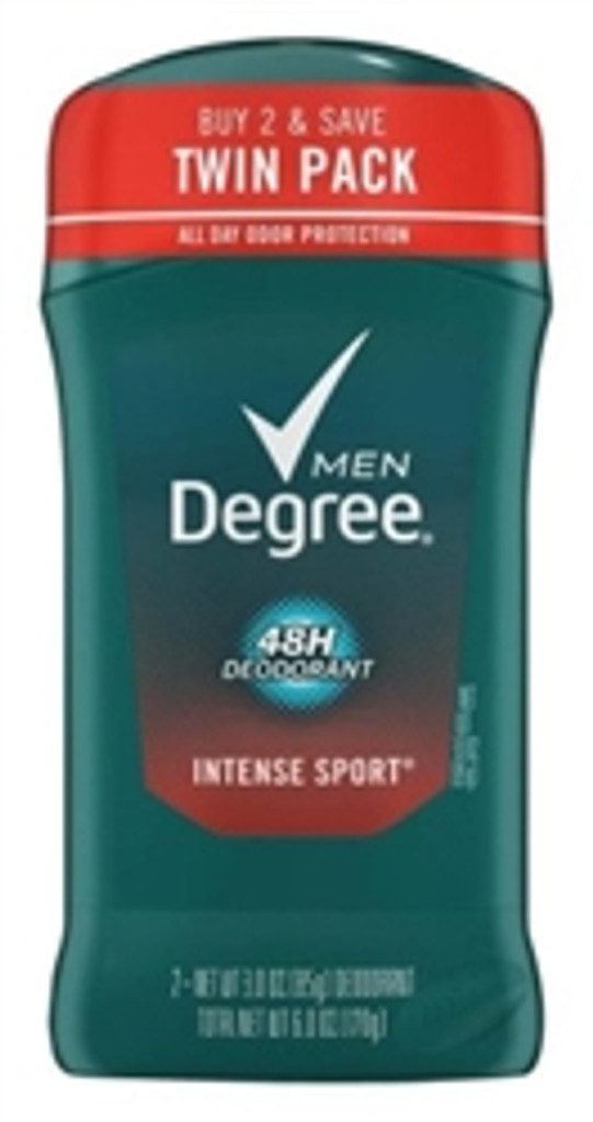 BL Degree Déodorant 3oz Hommes 48Hr Intense Sport Twin-Pack - Pack de 3