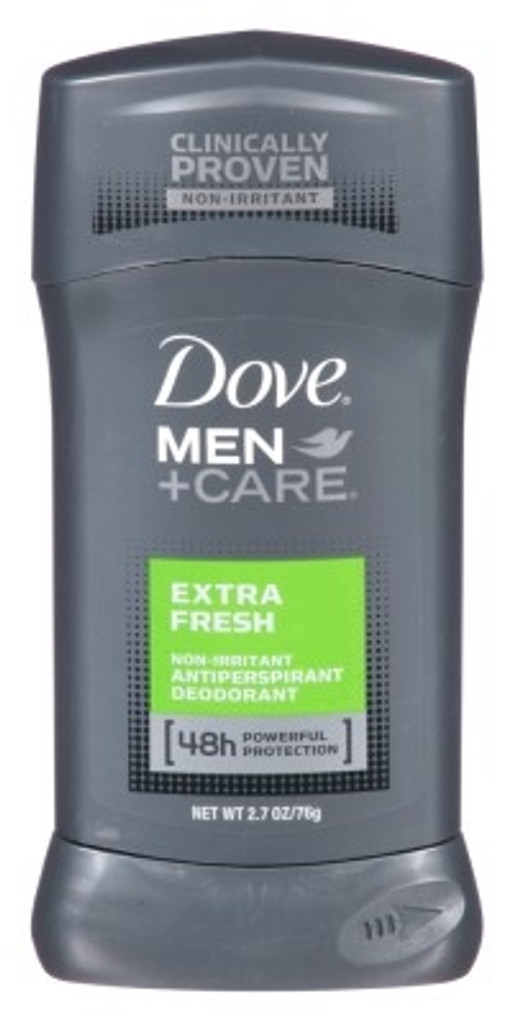 BL Dove Deodorant 2,7 oz Mens Extra Fresh - Pakke med 3