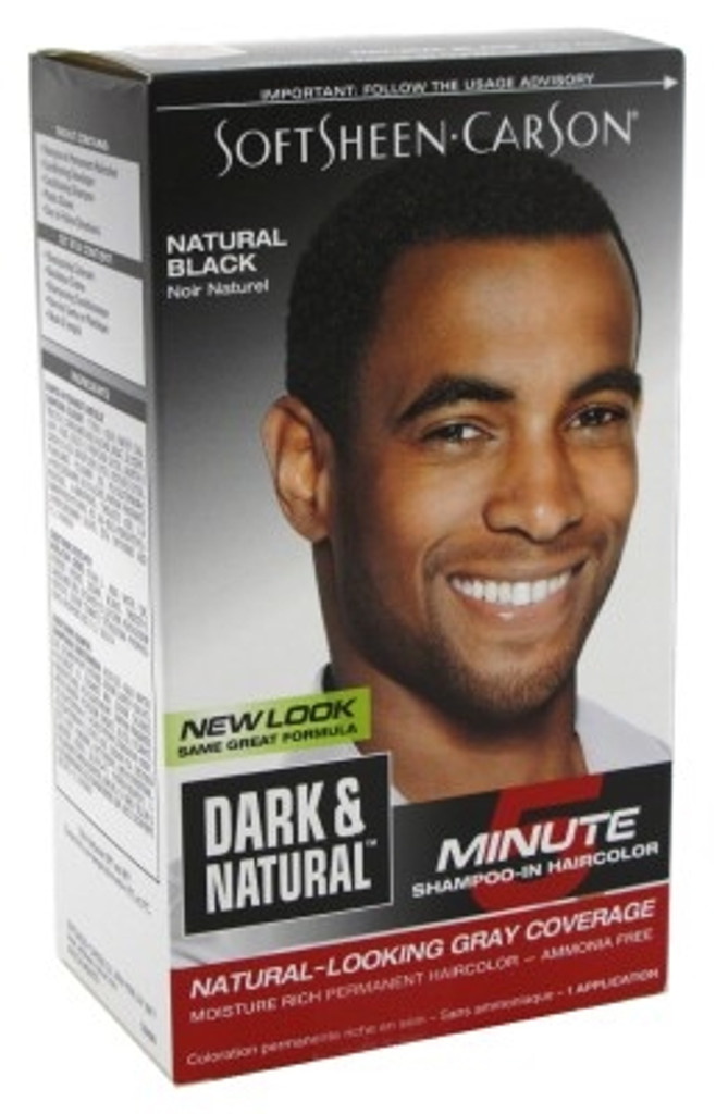 Bl צבע כהה וטבעי לגברים שחור טבעי - חבילה של 3