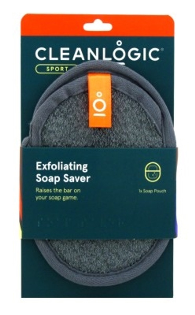 BL Clean Logic Sport Exfoliating Soap Saver - Pakke med 3