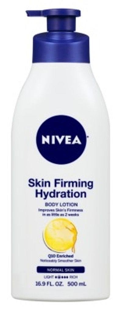 BL Nivea Lotion Skin Firming Hydration Q10 16,9 oz pumpe - pakke med 3