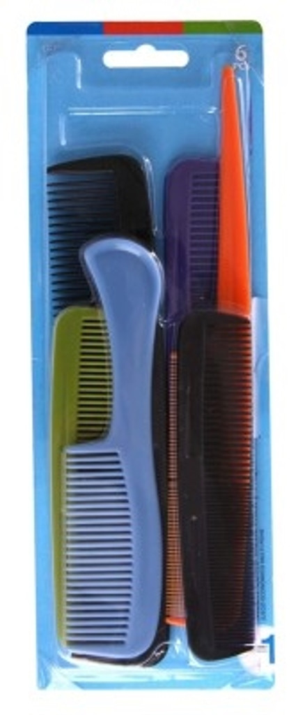 BL Goody #01279 Combs Family Pack 6 Count (6 Pieces) 