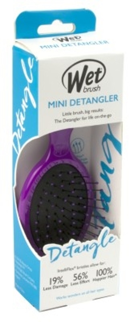 BL Wet Brush Detangler Purple Mini Intelliflex - Pack of 3