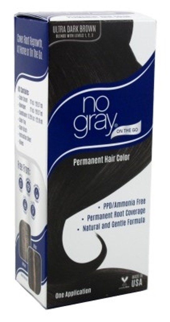 BL No Grey On The Go Kit de coloration permanente marron ultra foncé - Lot de 3