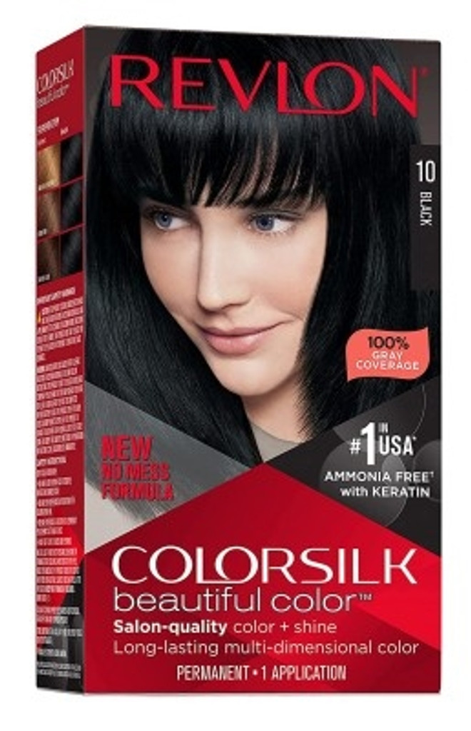 BL Revlon Colorsilk #10 Preto - Pacote de 3