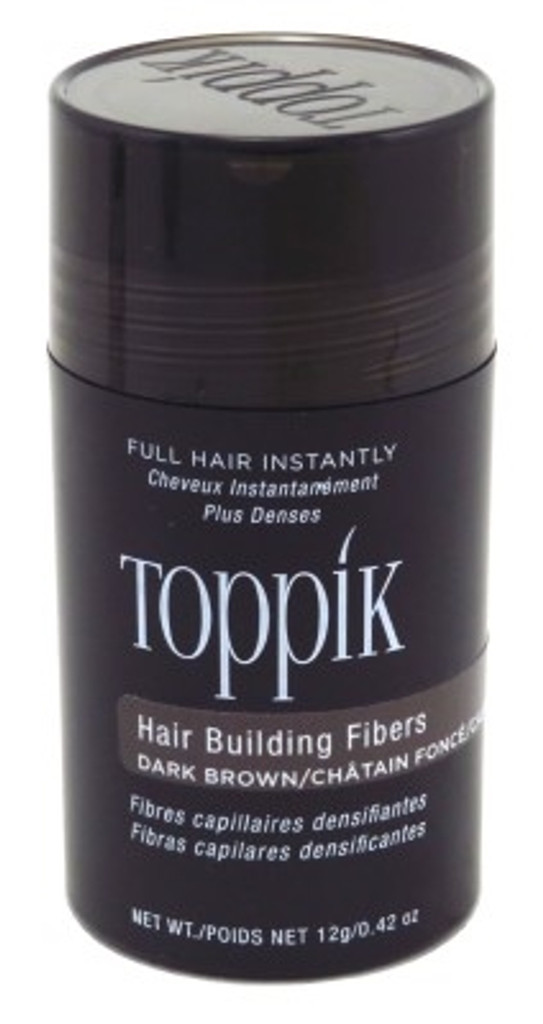 BL Toppik Hair Building Fiber 0,42oz Tummanruskea - 3 kpl pakkaus