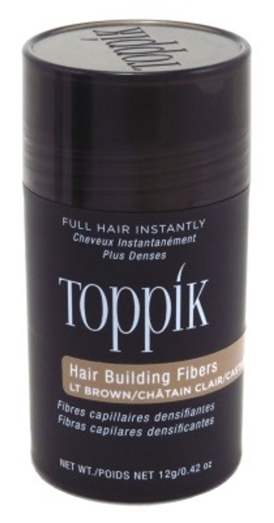 BL Toppik Hair Building Fiber 0.42oz Light Brown - Pack of 3