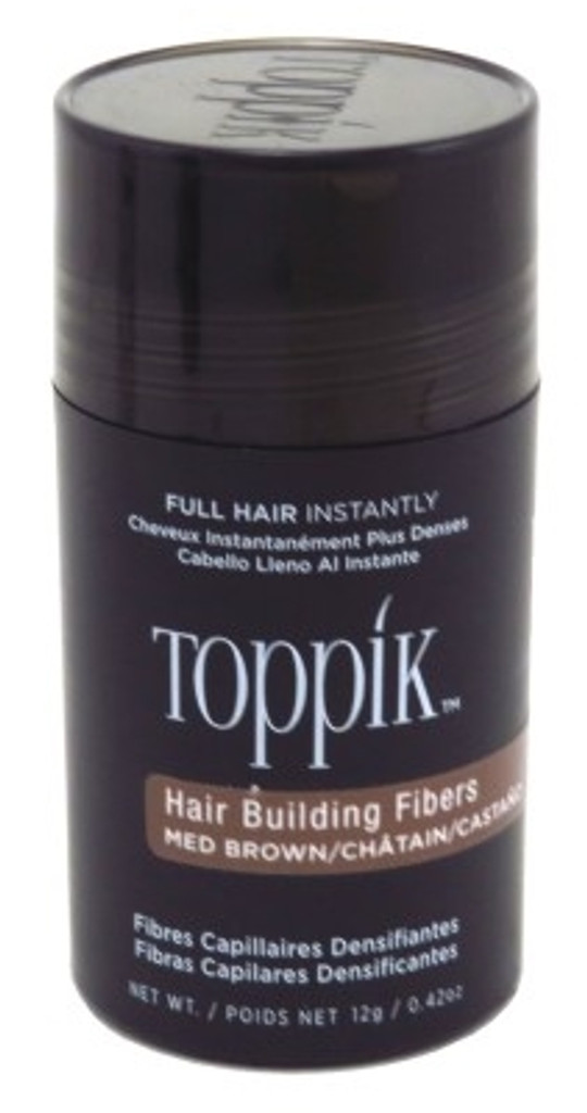 BL Toppik Hair Building Fiber 0.42oz Medium Brown - Pack of 3